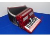 Stephanelli 48 bass red accordion